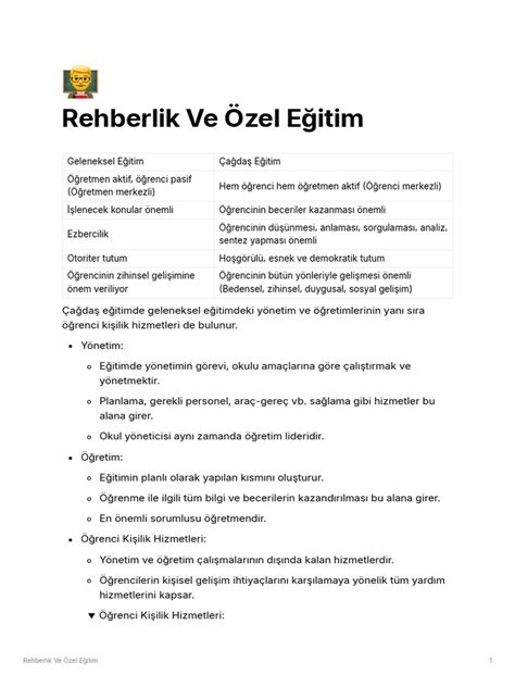 özel Eğitim Yönetmeliği