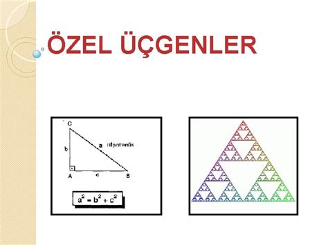 özel üçgenler Hepsi