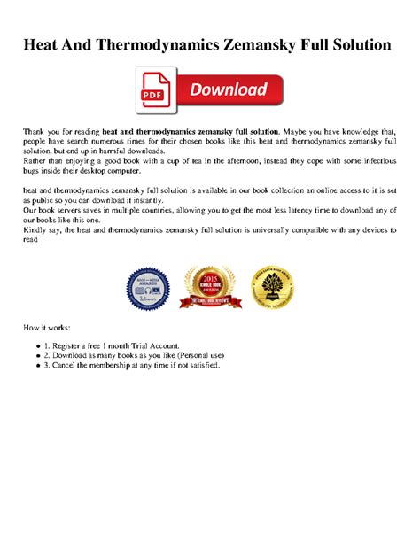 Zemansky Heat And Thermodynamics Solution