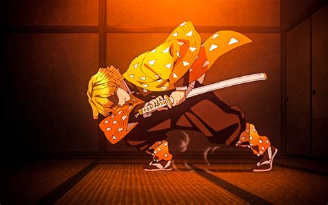 zenitsu | Wisteria Studio Agatsuma Zenitsu Navy Toys