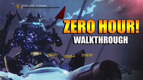 Zero Hour Walkthrough Destiny 2