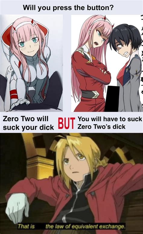 Zero two sucking
