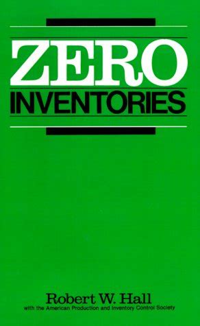 Download Zero Inventories Irwin Apics Series In Production Management 