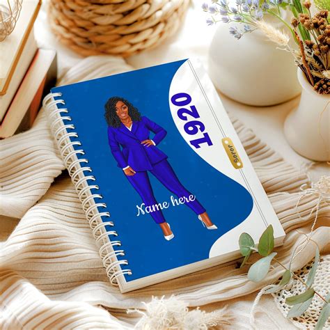 Zeta Phi Beta Lined Notebook Journal Composition Book 85 X 11 Paper College Ruled 100 Pages