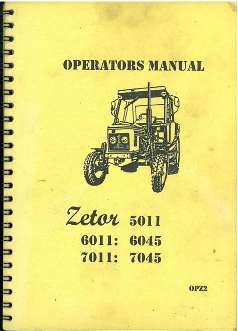 zetor 6045 manual