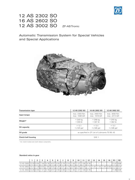 Zf Astronic 12 Speed Automatic Gearbox Manual