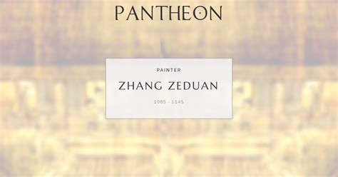 zhang zeduan biography template