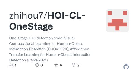 zhihou7/HOI-CL - Github