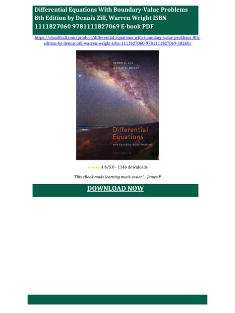 Zill Wright 8th Differential Equations
