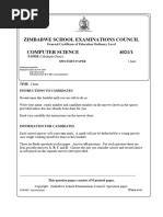 zimsec computer science 2013 paper 1