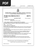 Zimsec Mathematics Syllabus 2015