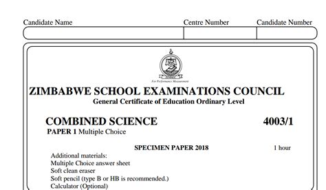 Zimsec Past Exam Papers With Answers Accounting