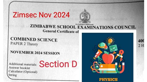 Zimsec Science Paper 2 November 2013