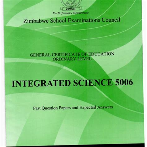 Read Zimsec O Level Integrated Science Question Papers 