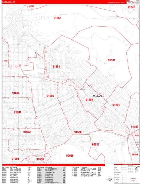 zip code burbank california
