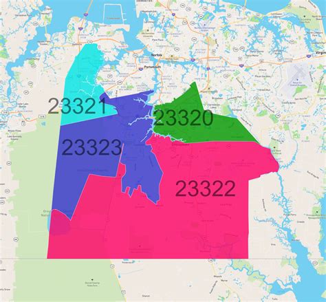 zip code chesapeake virginia