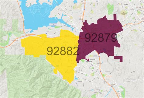 zip code corona california