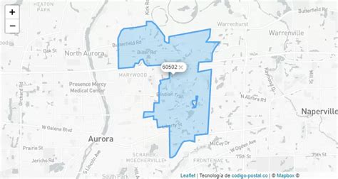zip code for aurora illinois