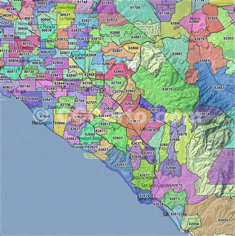 zip code for california orange county