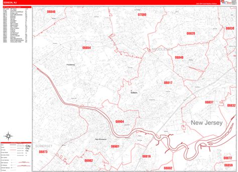 zip code for edison new jersey