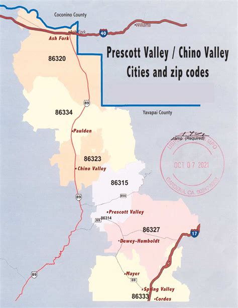zip code for prescott arizona