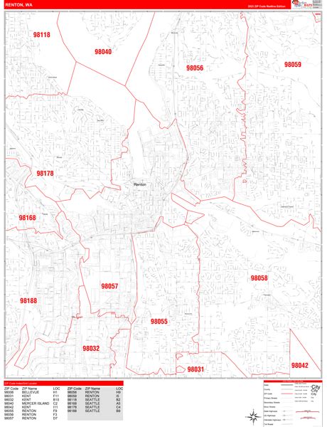 zip code for renton washington
