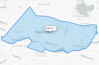 zip code for watertown massachusetts