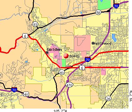 zip code golden colorado