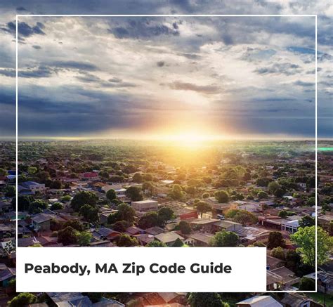 Zip Code In Peabody Ma