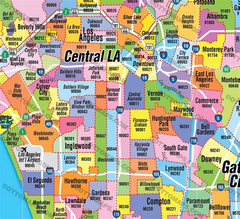 zip code la california