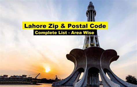 Zip Code Lahore