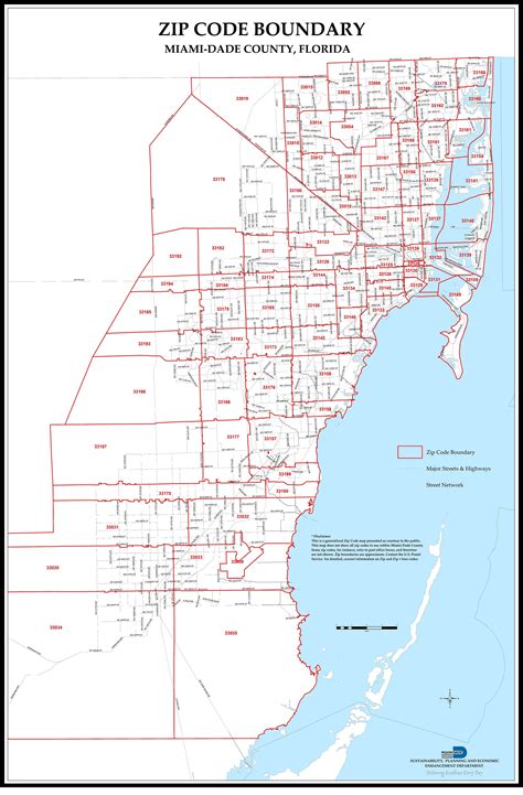 zip code map miami florida