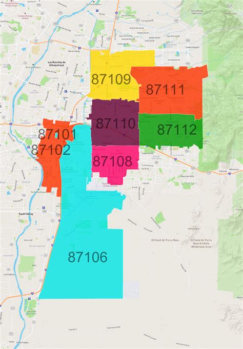 zip code new mexico albuquerque