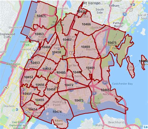 zip code new york bronx