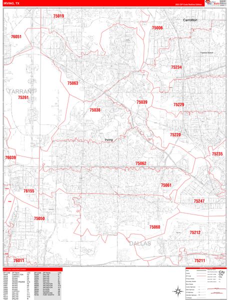 zip code of irving texas