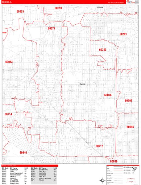 Zip Code Of Skokie Il