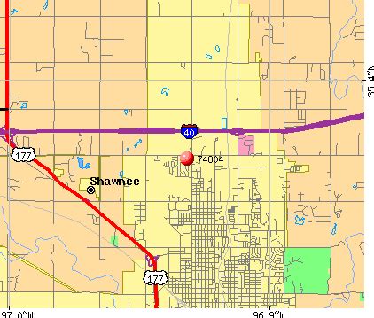 zip code shawnee oklahoma