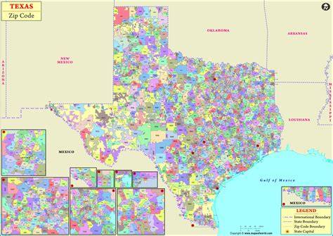 zip code texas
