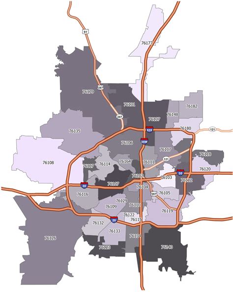 zip code texas fort worth