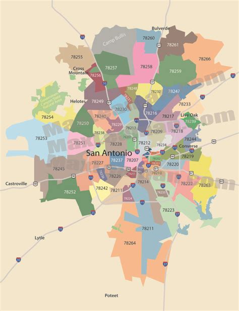 zip code to san antonio texas