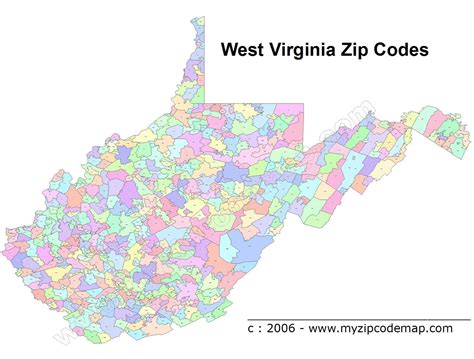 zip code west virginia usa