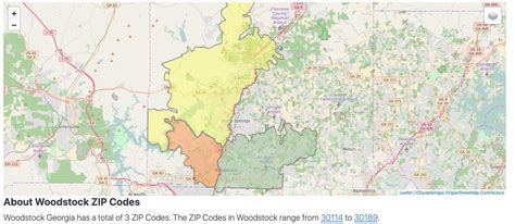zip code woodstock georgia