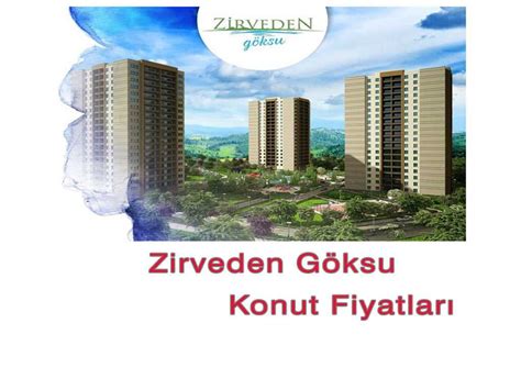 zirveden göksu konutları