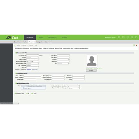 Zktime Web 2 Zkteco