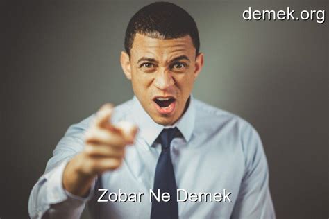 Zobar Ne Demek