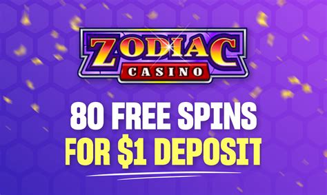 zodiac casino free spins
