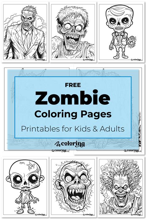 Zombie Coloring 1 Volume 1