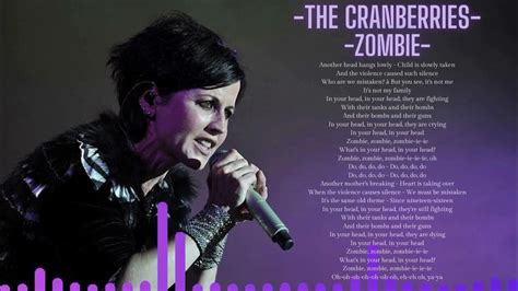 Zombie Cranberries Lyrics