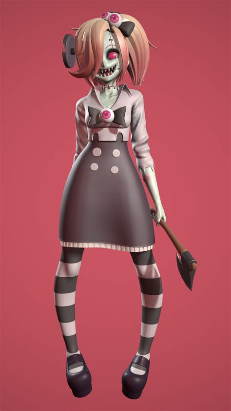 Zombie Girl Design