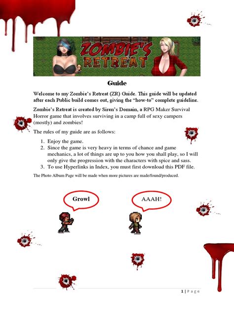 Zombie Retreat Guide